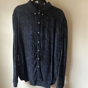 Men’s denim button up